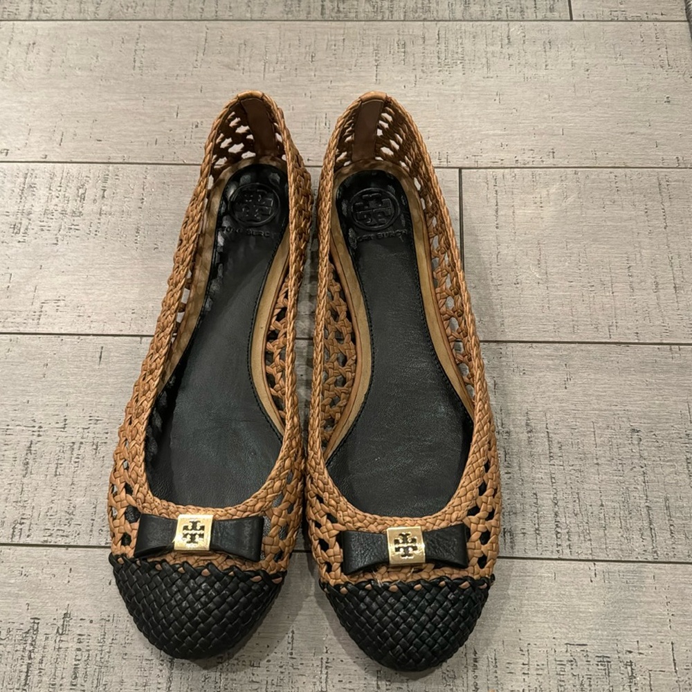 Tory Burch Woven Flats